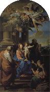 Holy Family with St. Elizabeth, Zechariah, and the infant St. John the Baptist, Pompeo Batoni